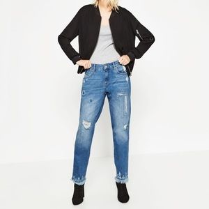 Zara Relax Fit Mid-rise Jeans